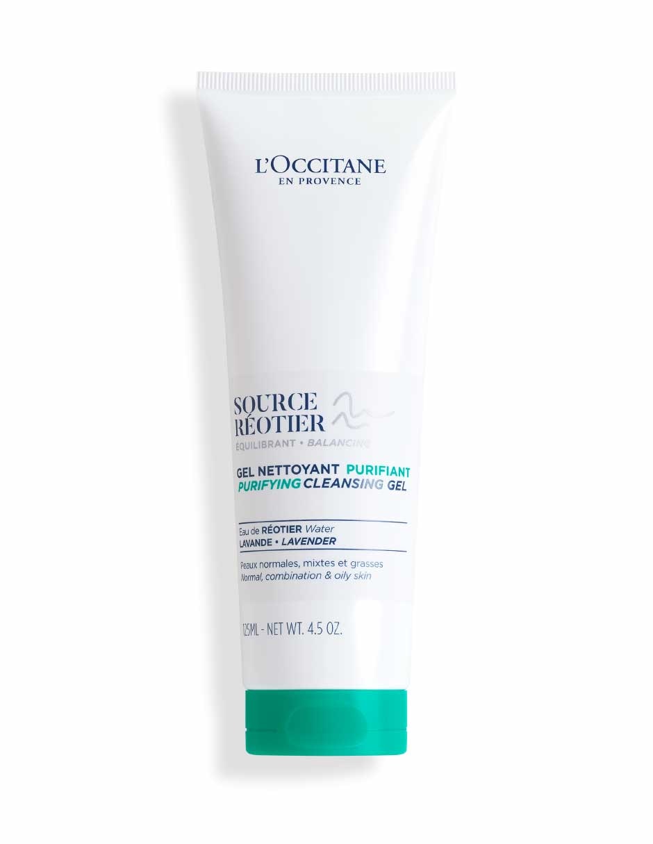 Limpiador facial Locc gel limpiador purfificante reotier 125 ml para purificar