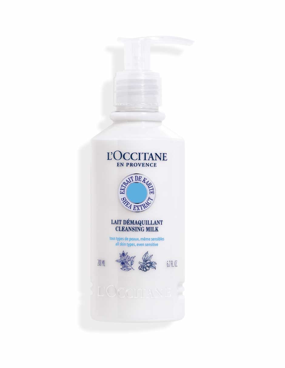 Limpiador facial Locc leche limpiadora karite 200 ml para desmaquillar