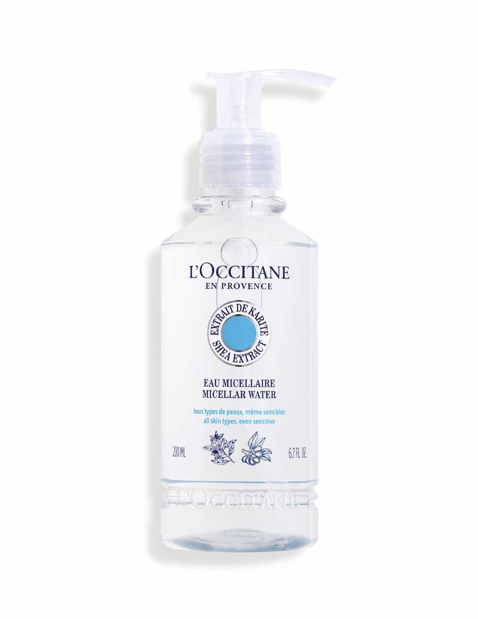 Limpiador facial Locc agua micelar karite 200 ml para desmaquillar