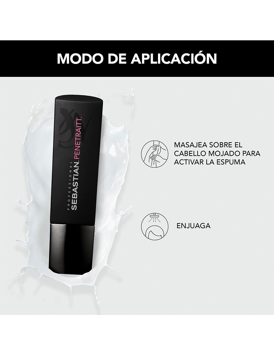 Shampoo reparador Penetraitt 3