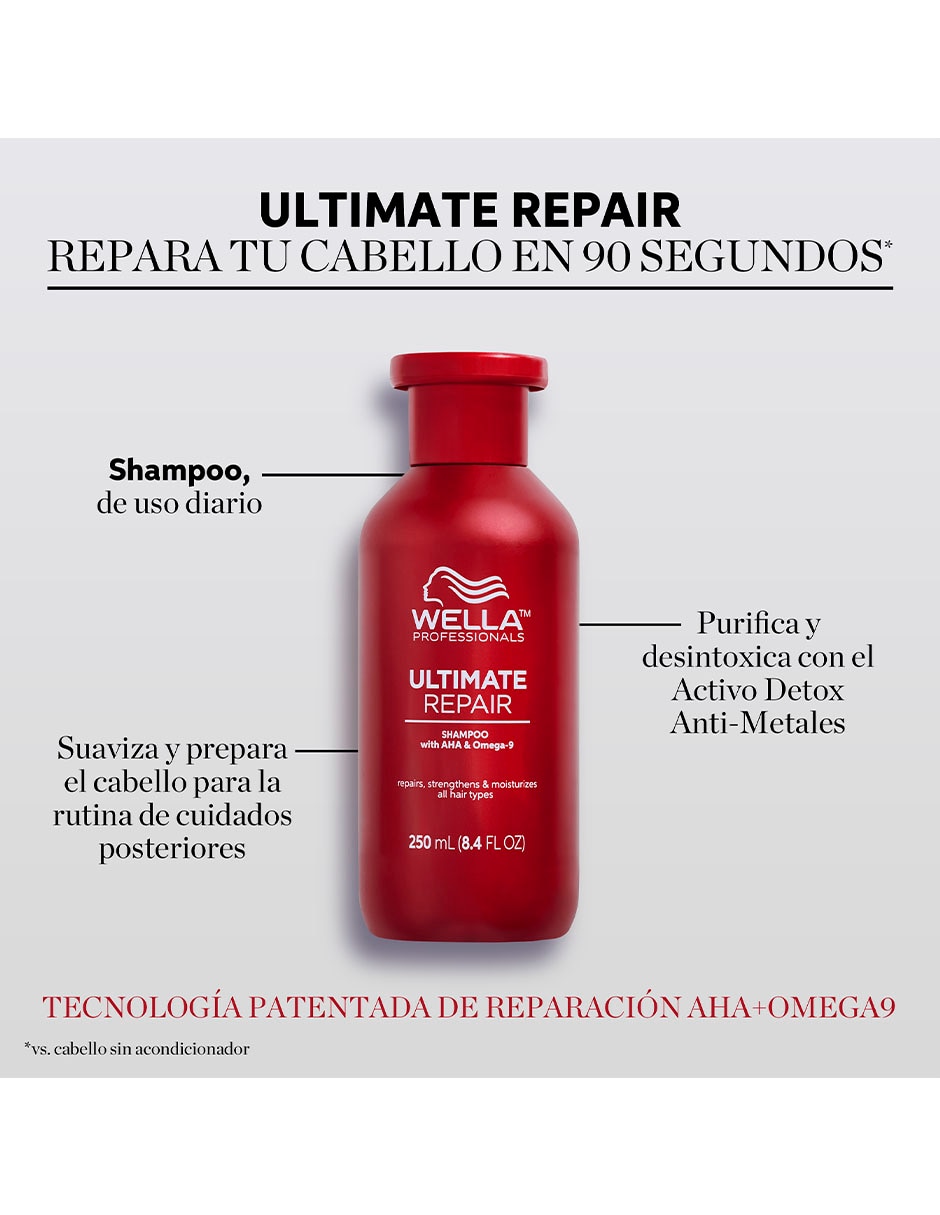 Shampoo para cabello Ultimate Repair 2