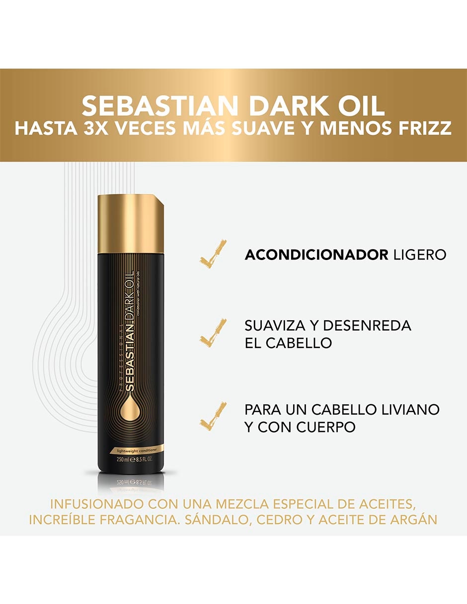 Acondicionador para cabello Dark Oil 250 ml 2
