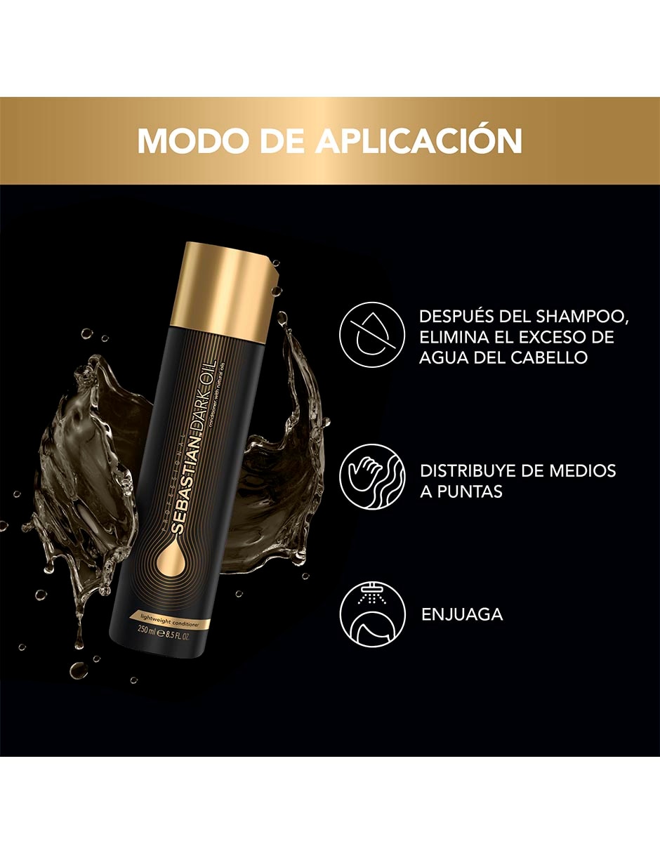 Acondicionador para cabello Dark Oil 250 ml 3