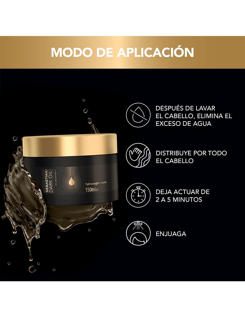 Mascarilla Dark Oil para nutrir 3