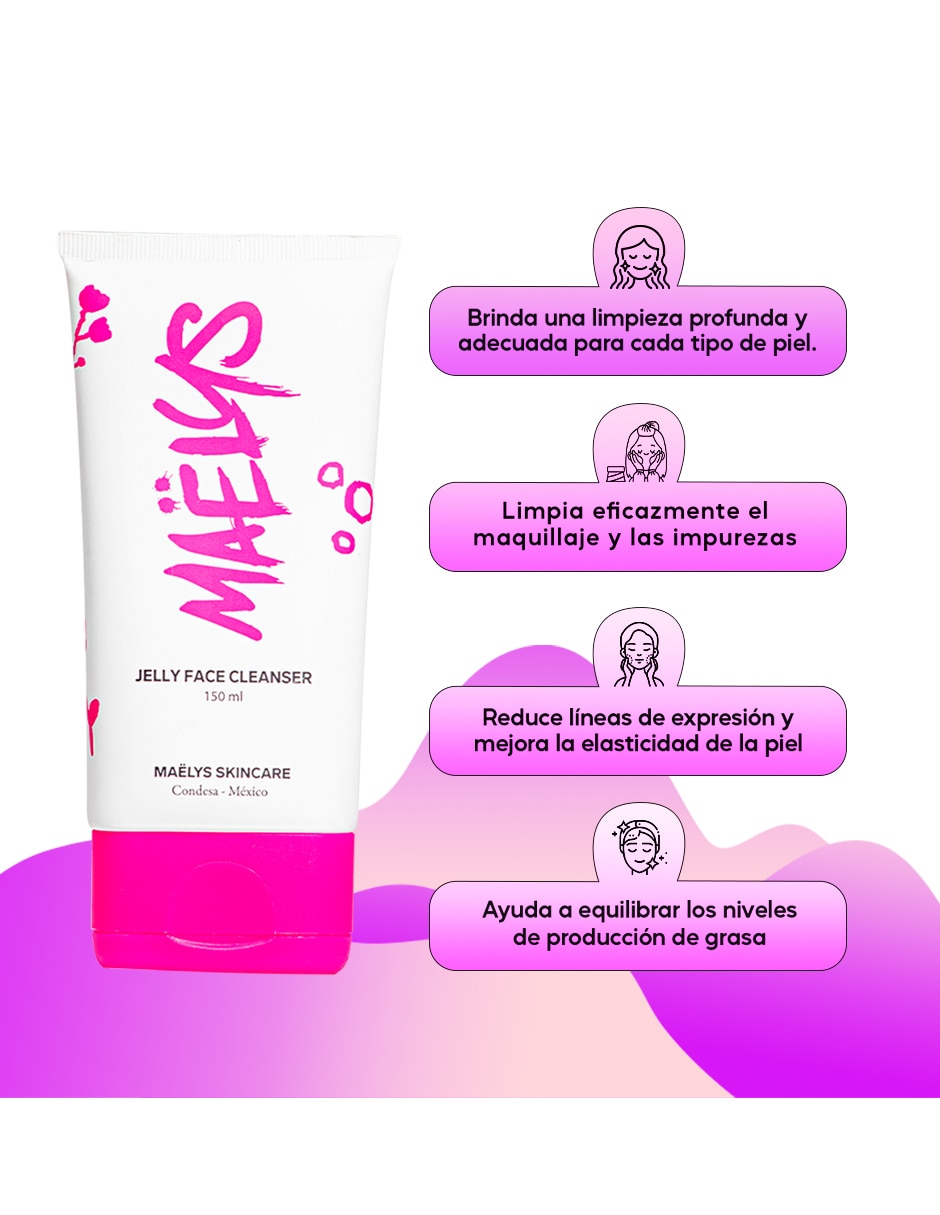 Gel para rostro Limpiador Jelly Face Cleanser 3