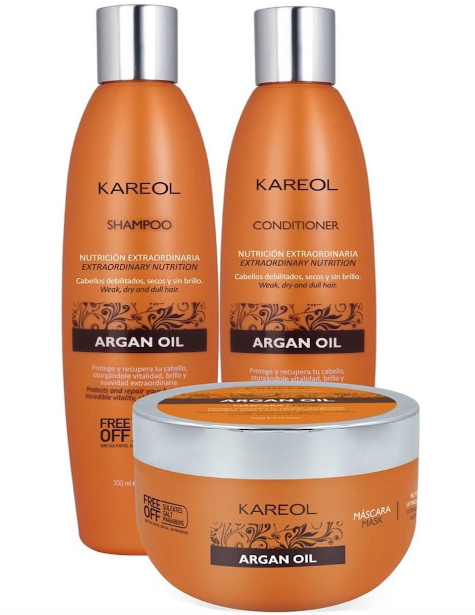Set capilar Argan Oil Hidratación para todo tipo 3 piezas