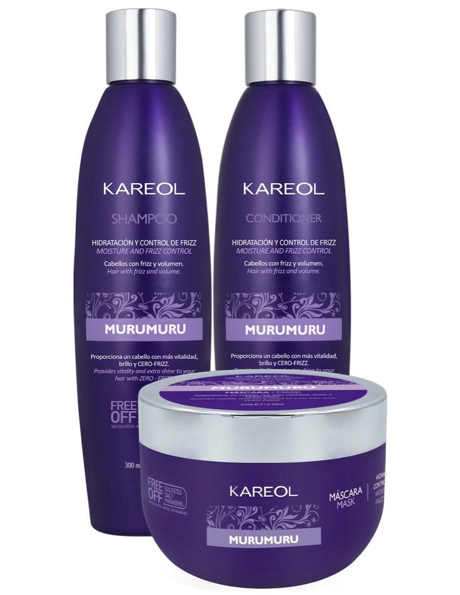 Set capilar Control Volumen Murumuru para todo tipo 3 piezas