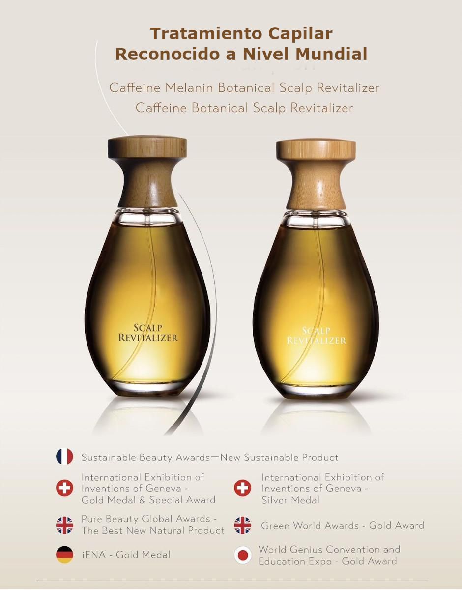 Tratamiento para cuero cabelludo Caffeine Melanine Botanical Revitalizante 100 ml anticaída 3