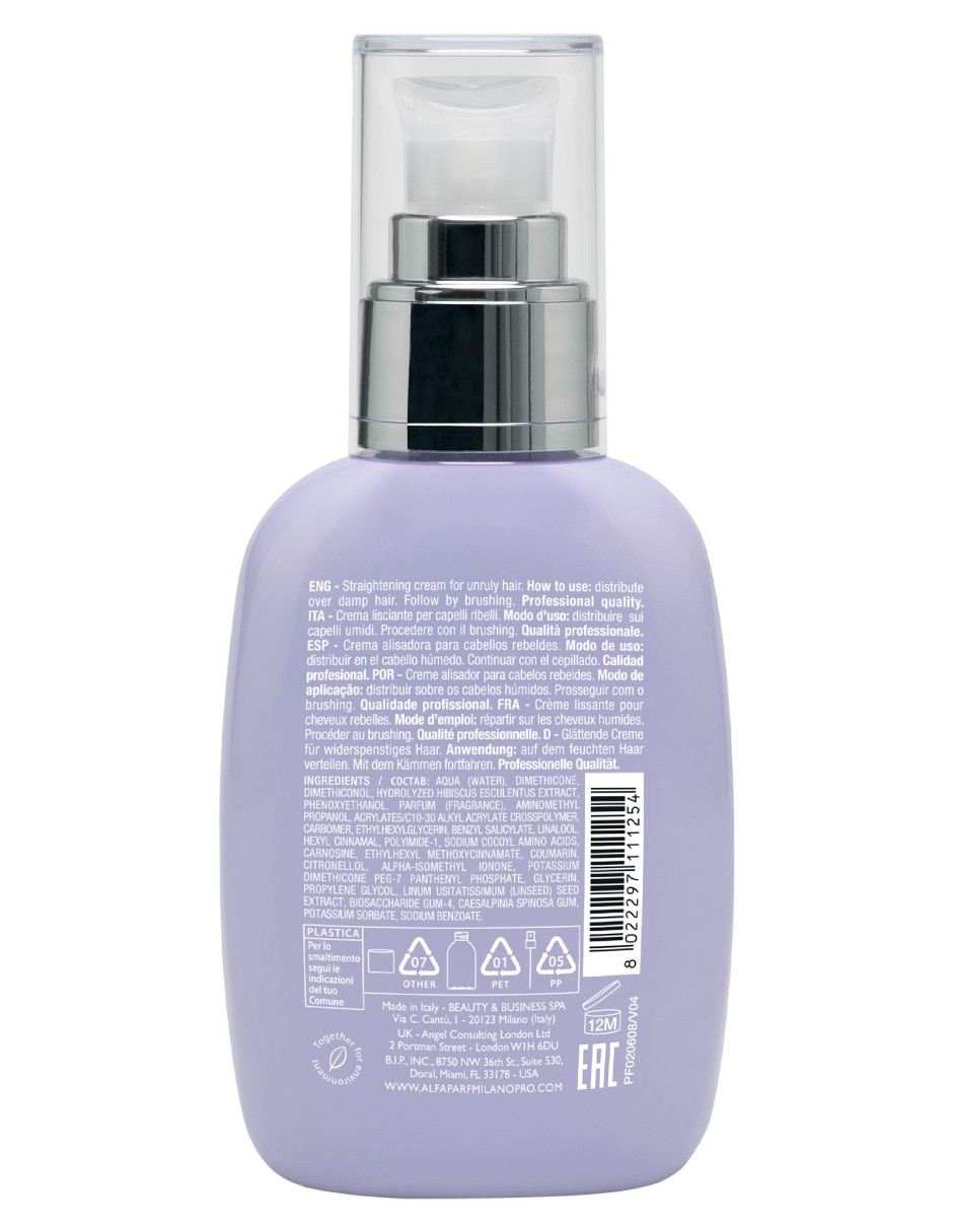 Crema para todo tipo de cabello Liso Disciplinado para antifrizz 2