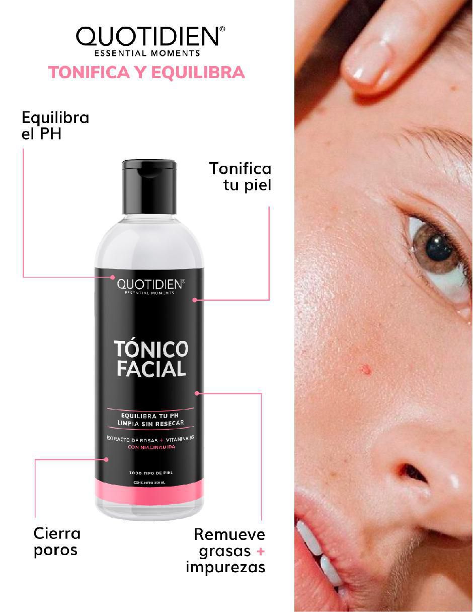 Tratamiento facial Kit Facial Limpiador + tónico + Serum Vitamina C + Suero Acido Hialuronico + niacinamida, gel contorno de ojos  Skin Care antiedad 6