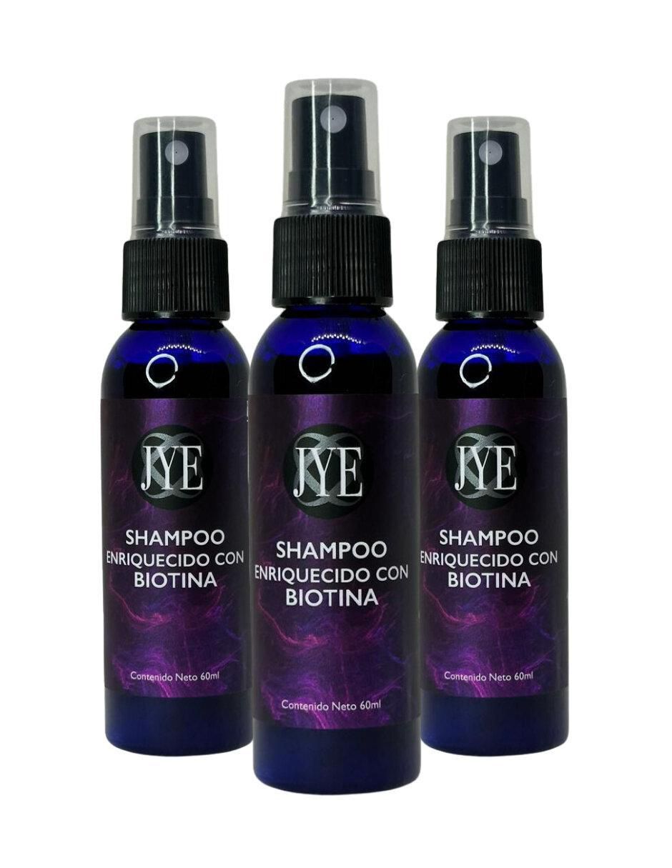 Shampoo anticaída con Biotina 3 piezas Shampoo anticaída con Biotina 3 piezas