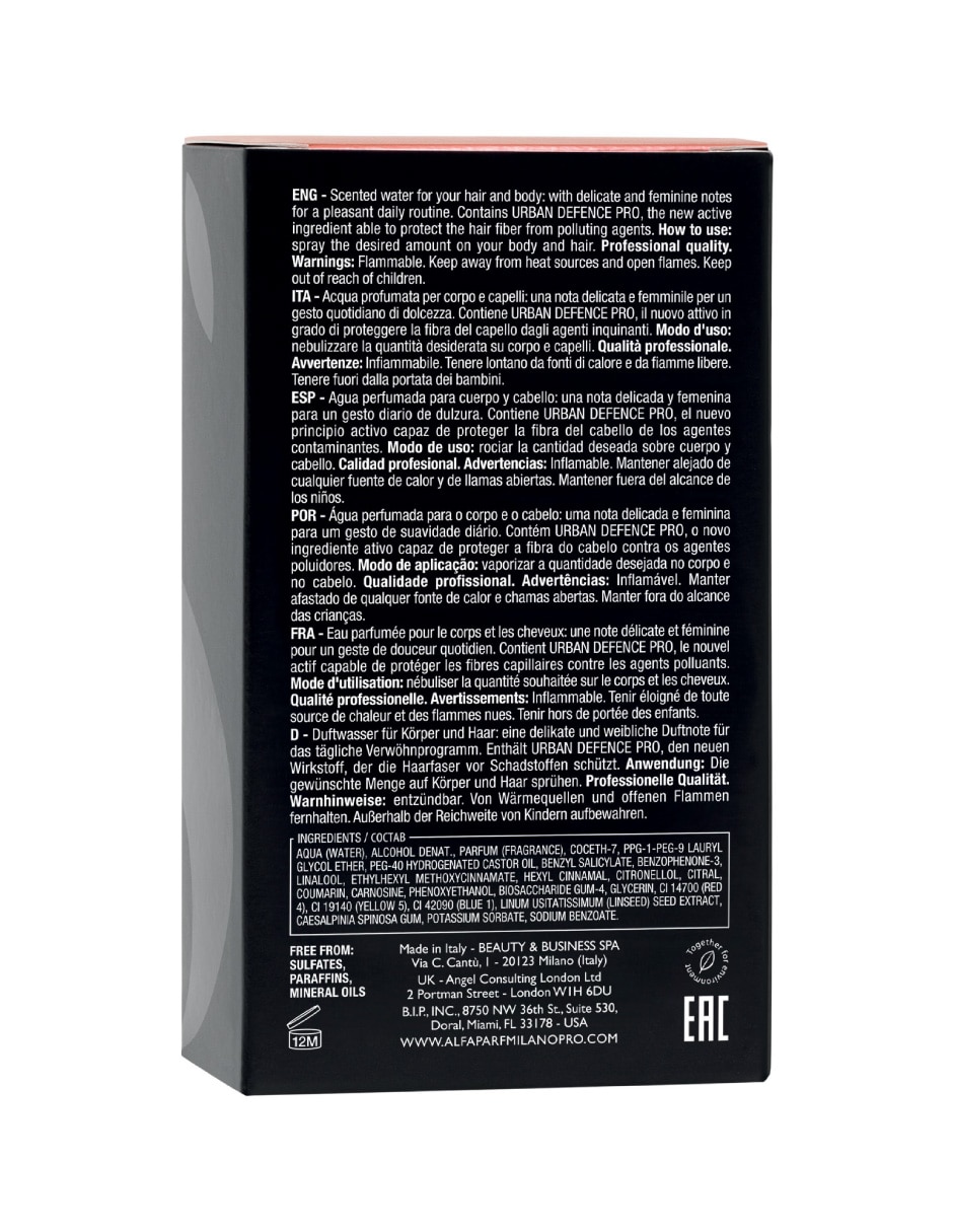 Spray para cabello todo tipo Sublime Water Alfaparf Milano 50 ml 3