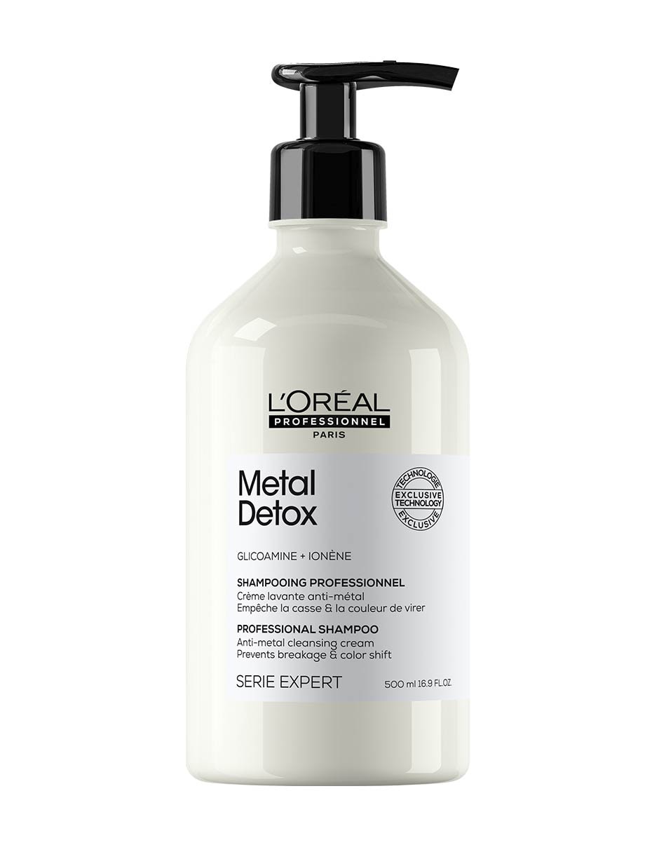 Shampoo reparador para cabello anti- depósito de metales 500 ml