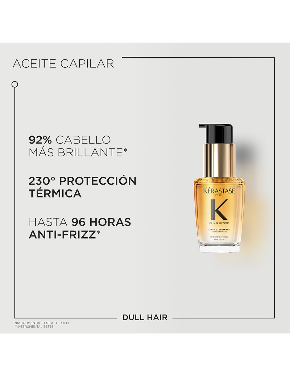 Tratamiento capilar hidratante Elixir Ultime 3