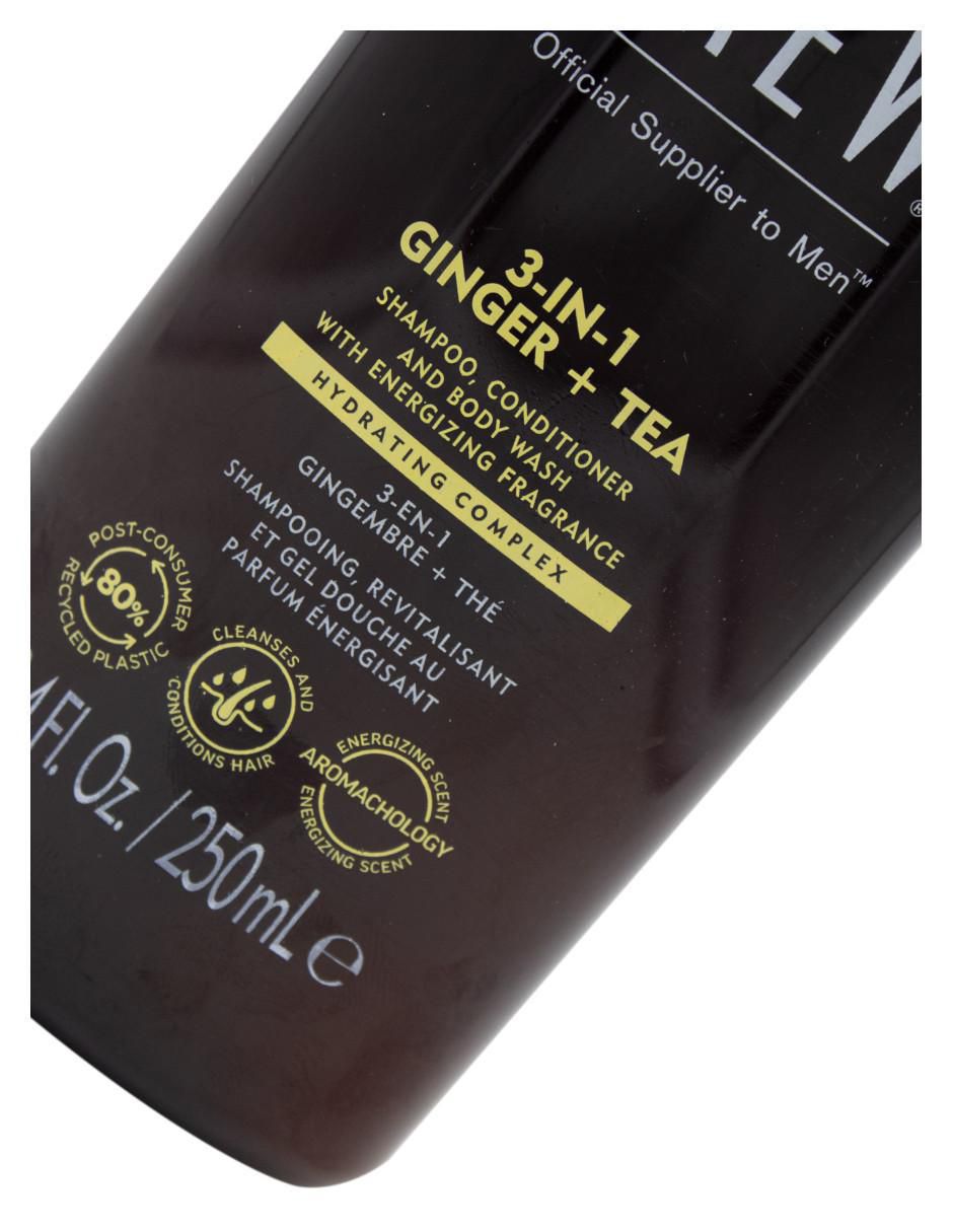 Shampoo hidratante para cabello Ginger + tea 3