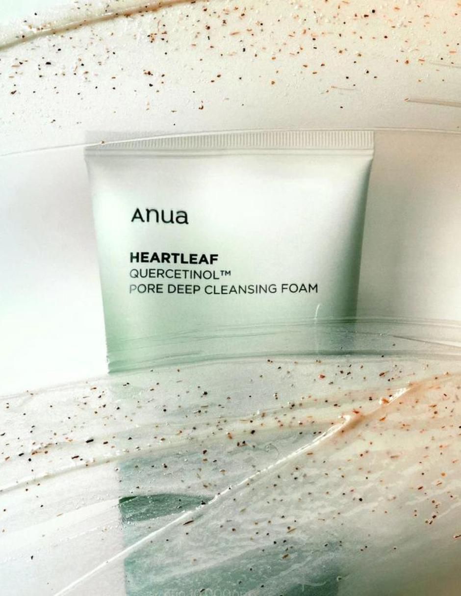 Limpiador facial Heartleaf Quercetinol Pore Deep Cleansing foam para disminuir puntos negros 2