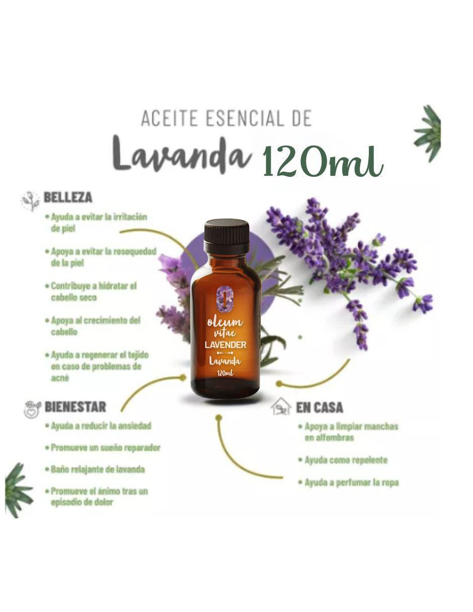 Aceite esencial de lavanda 120 ml 2
