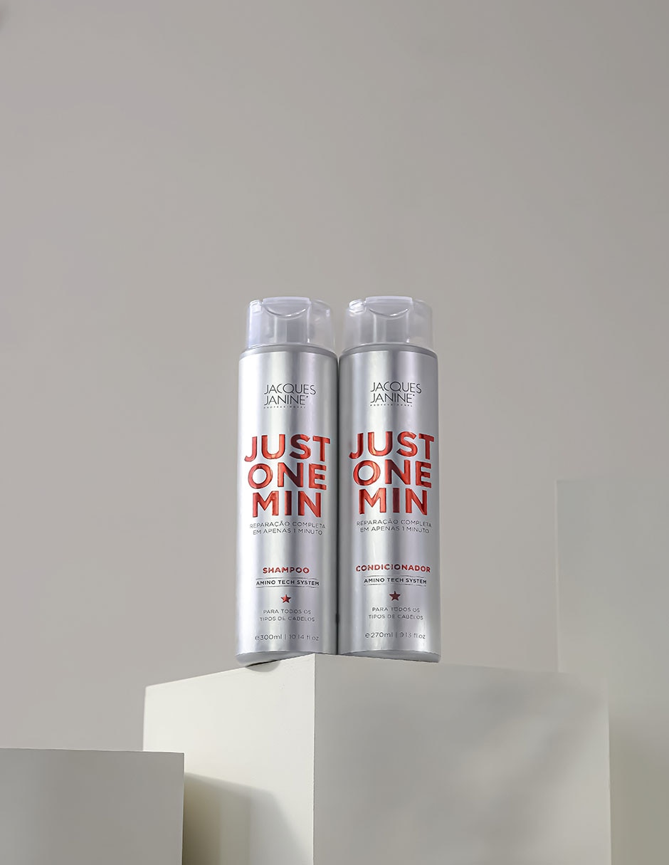 Shampoo reparador para cabello Just One Minute 300 ml 3