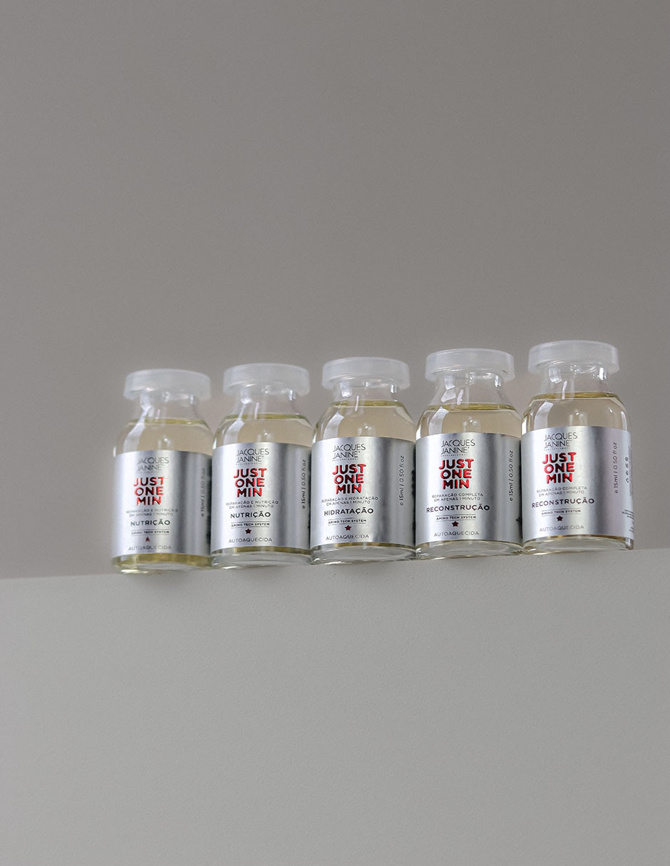 Tratamiento para capilar Ampolleta De Nutrición Just One Minute 15 Ml 2903 reparador Just One Min 3