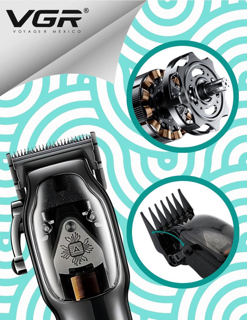 Recortadora para cabello, barba y cuerpo VGR V-002 3