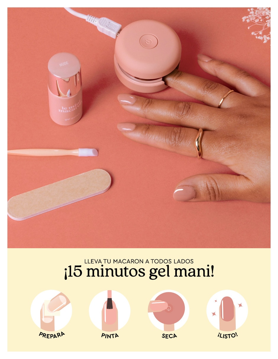 Set de manicure manual Rose Gold con 5 piezas 6