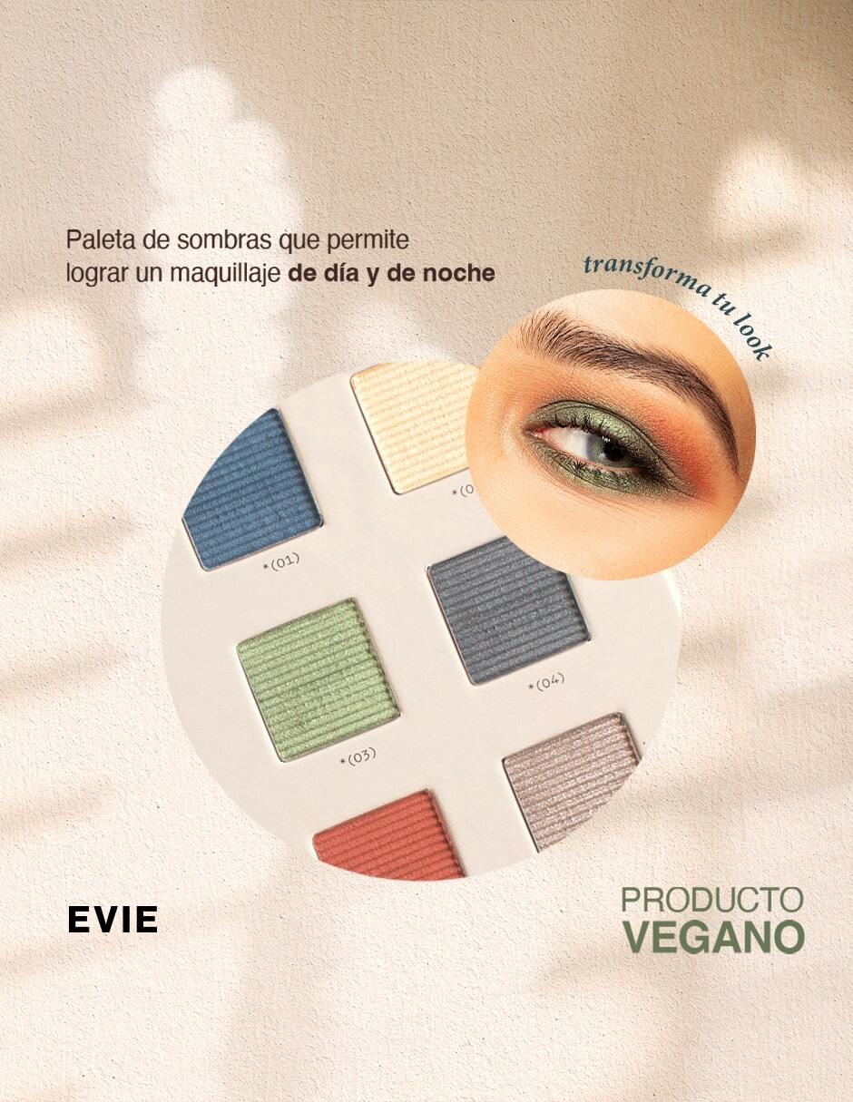 Sombra para ojos 6 tonos 6
