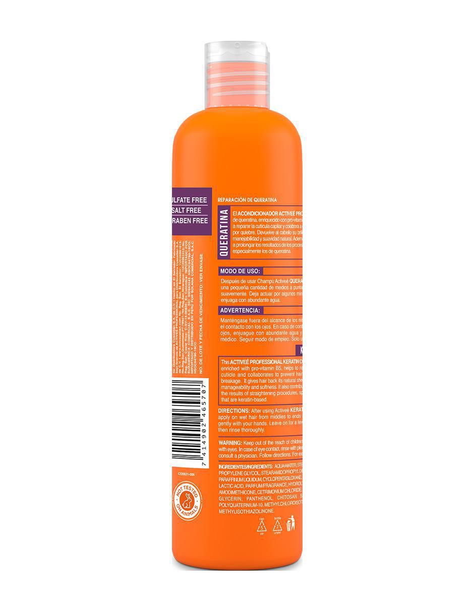 Acondicionador para cabello Keratine 472 ml 4