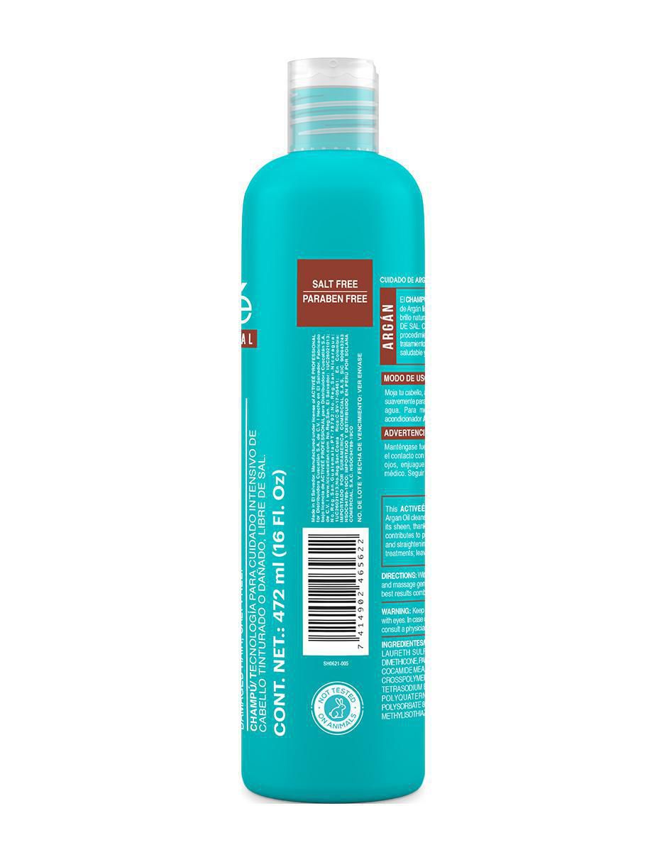 Shampoo hidratante para cabello Argán 3