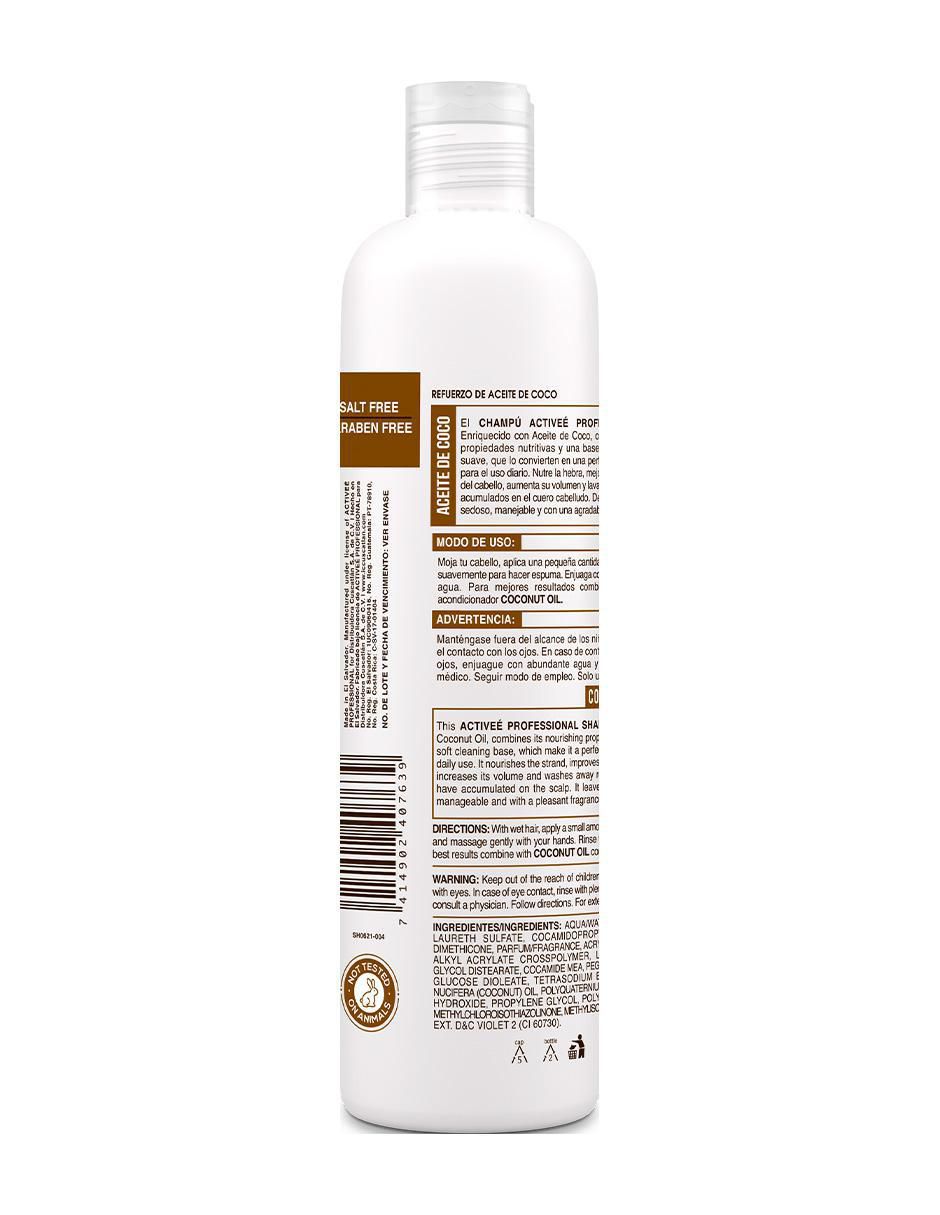 Shampoo hidratante para cabello Coconut Oil 3