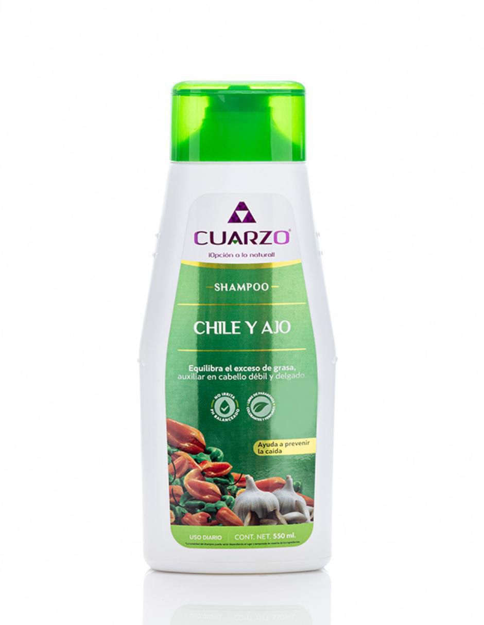 Shampoo anticaída para cabello Chile y Ajo Vidanat anticaida