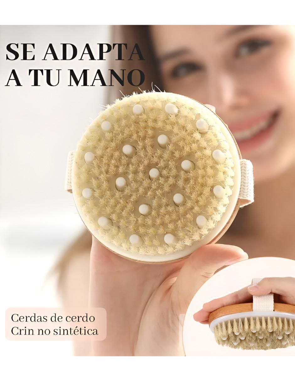 Cepillo para cuerpo de madera 4