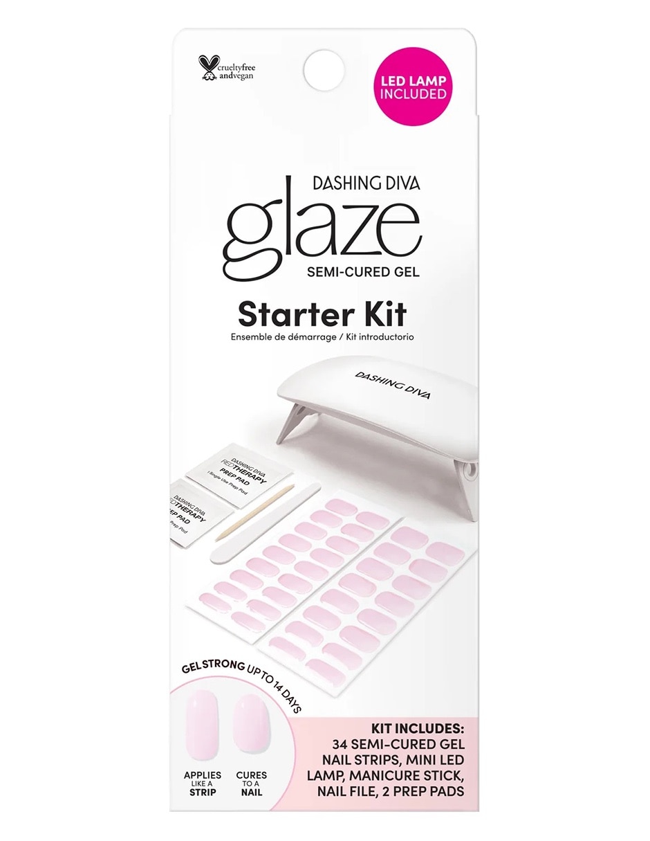 Kit stickers de gel para uñas Glaze Starter Kit 2