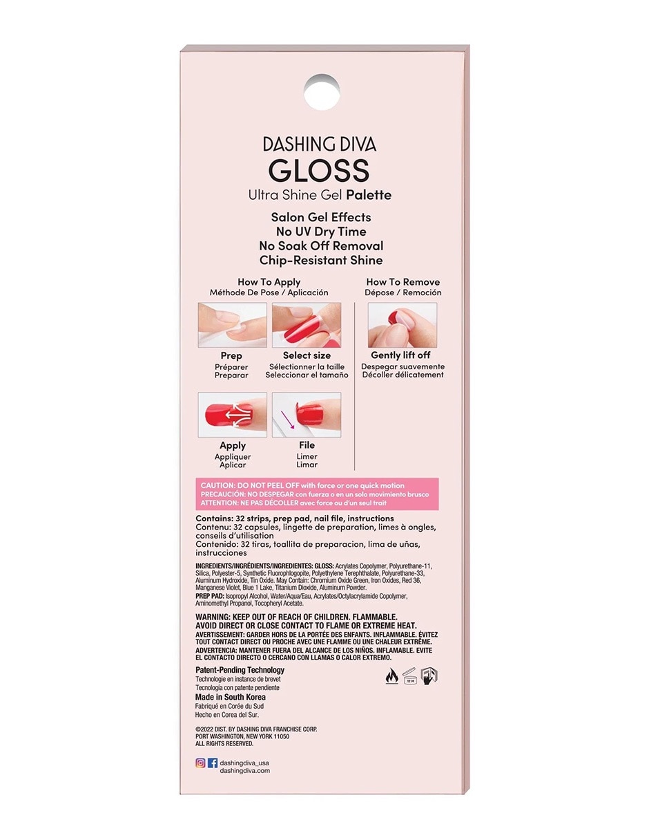 Kit stickers de gel para uñas Gloss Wallflower Frenzy 2