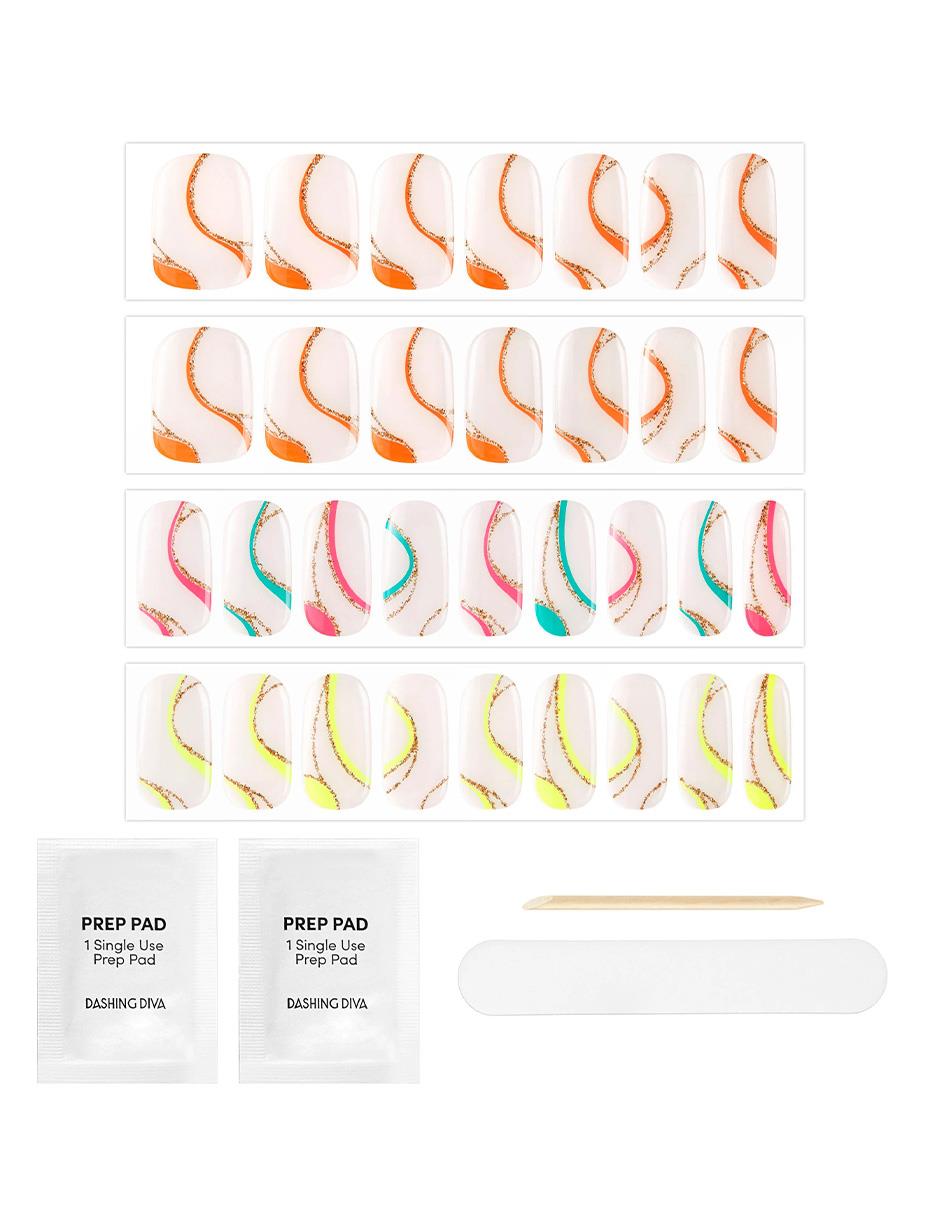 Kit stickers de gel para uñas Glaze