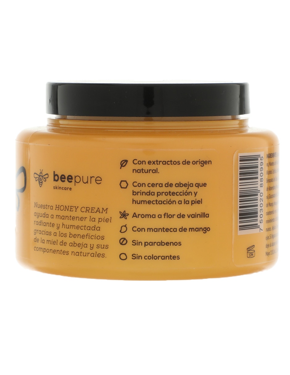 Crema para cuerpo recomendada para hidratar día y noche Honey para todo tipo piel 2