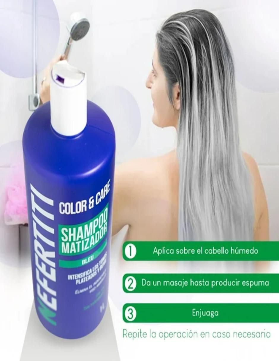 Shampoo para cabello Color and Care Bleu 3