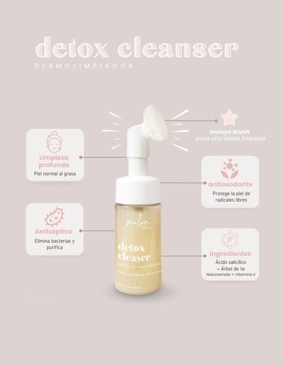 Limpiador facial Detox Cleanser para purificar 3