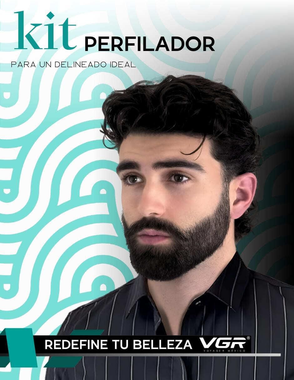 Recortadora para cabello, barba y cuerpo v-009 5