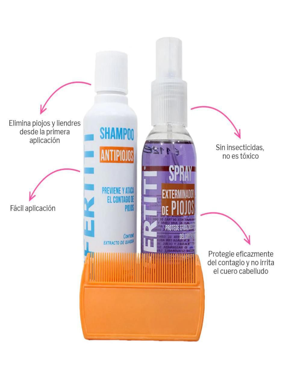 Tratamiento para cuero cabelludo Exterminador de piojos y liendres 3
