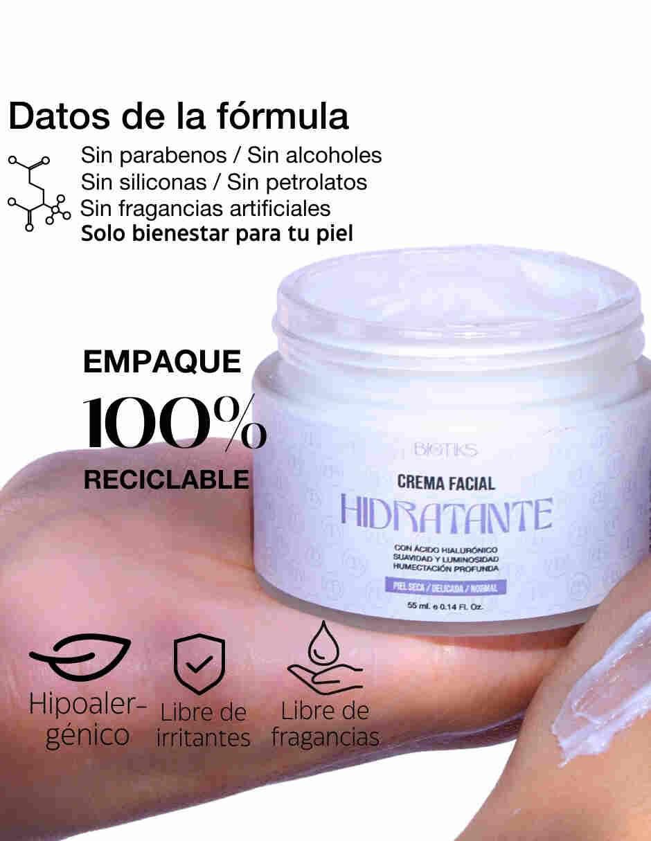 Crema facial recomendada para prevenir signos de la edad día y noche para piel seca y sensible 3