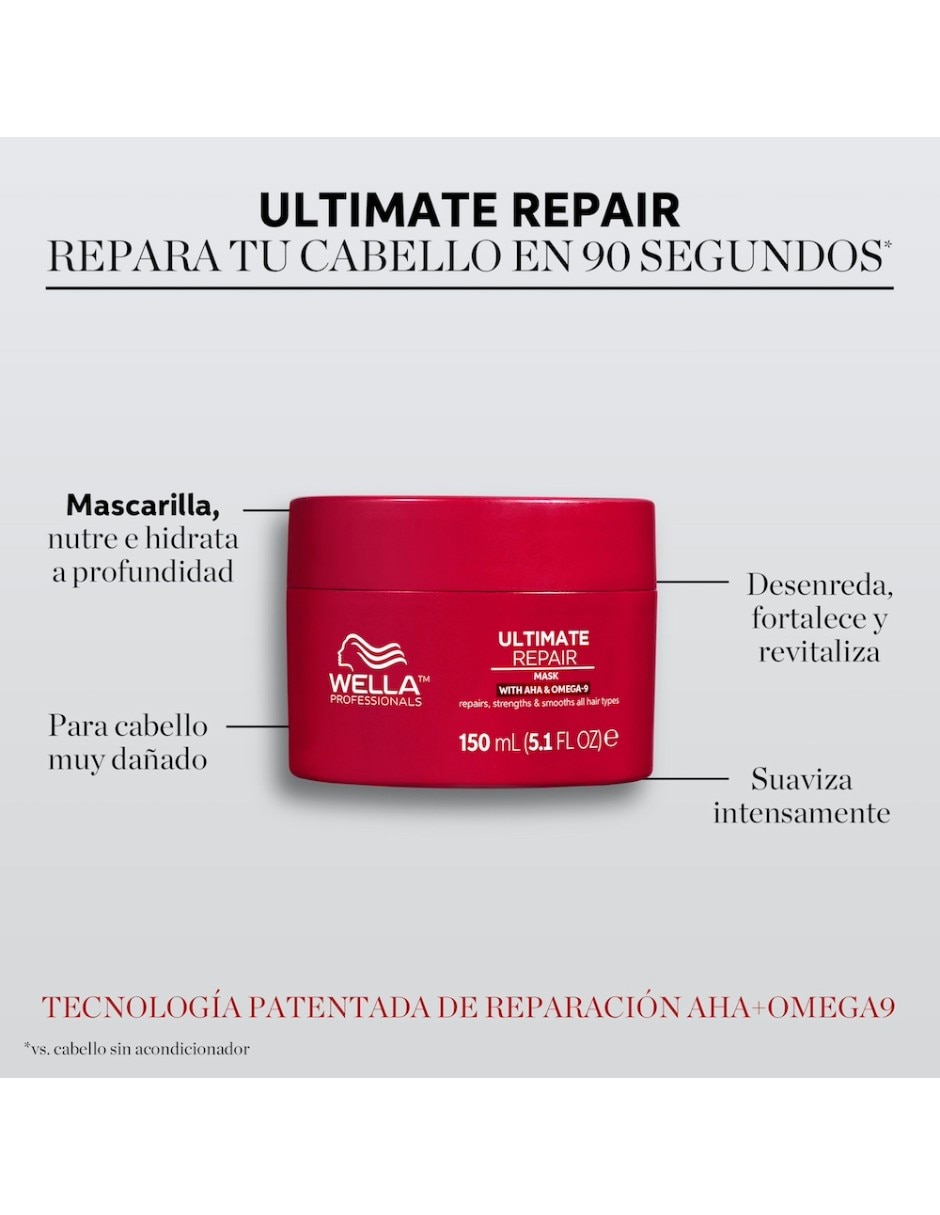 Mascarilla Ultimate Repair para reestructurar Ultimate Repair 2
