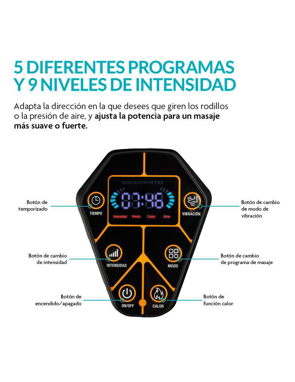 Masajeador de pies Eléctrico 9 Niveles de intensidad 5