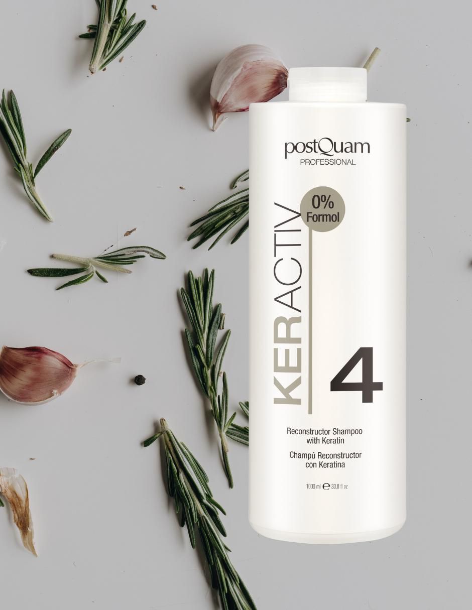 Shampoo para cabello 4 keractiv 2