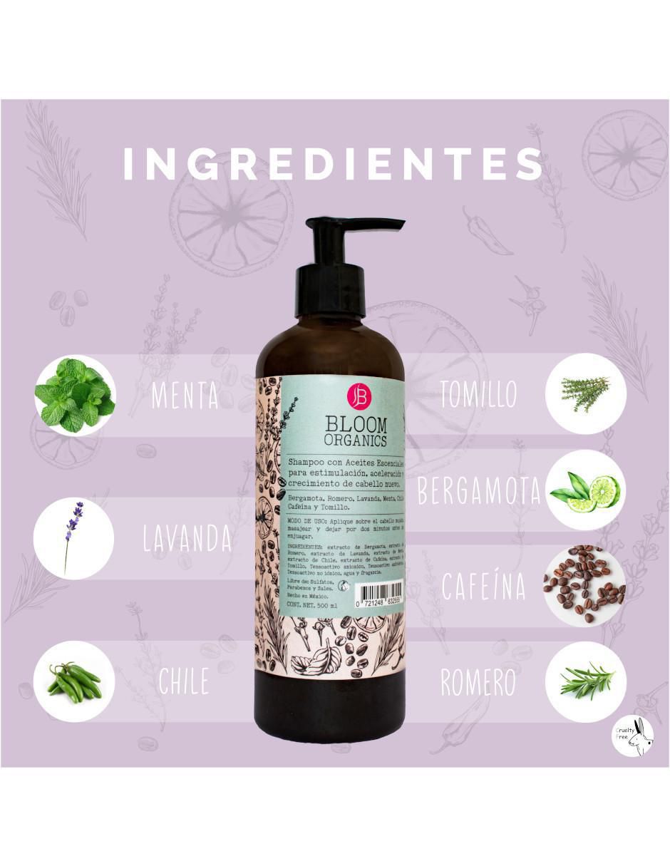 Shampoo anticaída para cabello con Aceites Esenciales con 2 piezas 2