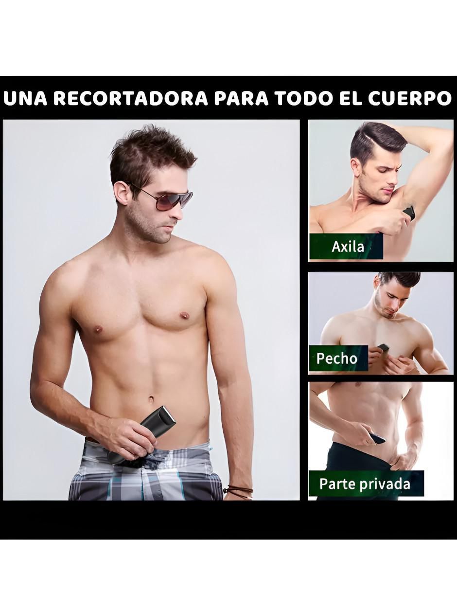 Recortadora de vello facial y corporal 4