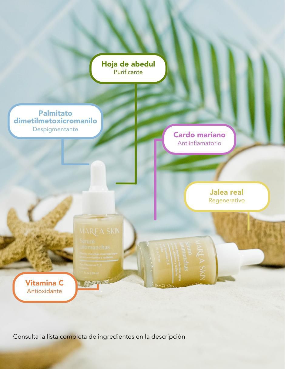 Sérum antimanchas facial Niacinamida + Vitamina C de todo tipo de piel 2