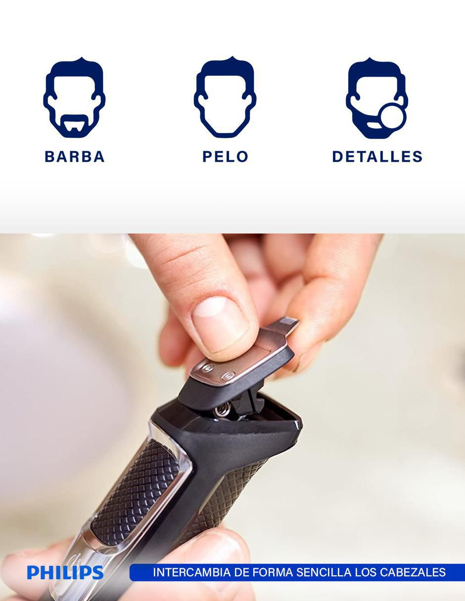 Rasuradora de vello facial y nasal MG3740/40 6