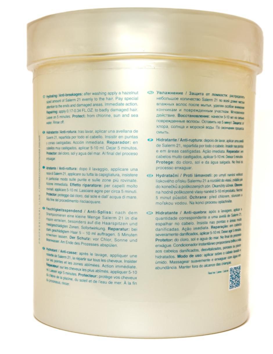 Acondicionador para cabello Salerm 21 con o sin enjuague 1 l 2