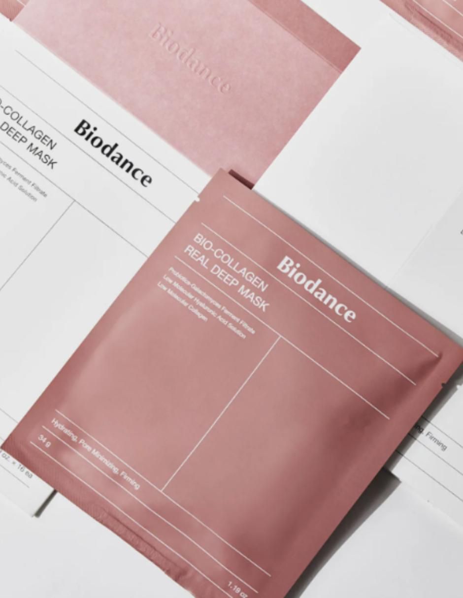 Bio Collagen Real Deep Mask para hidratar 3