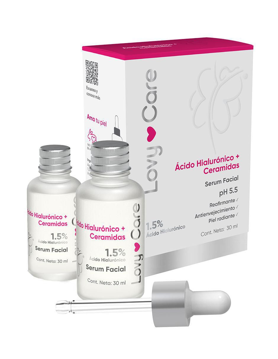 Sérum antiedad facial Ácido Hialurónico y Ceramidas de piel mixta